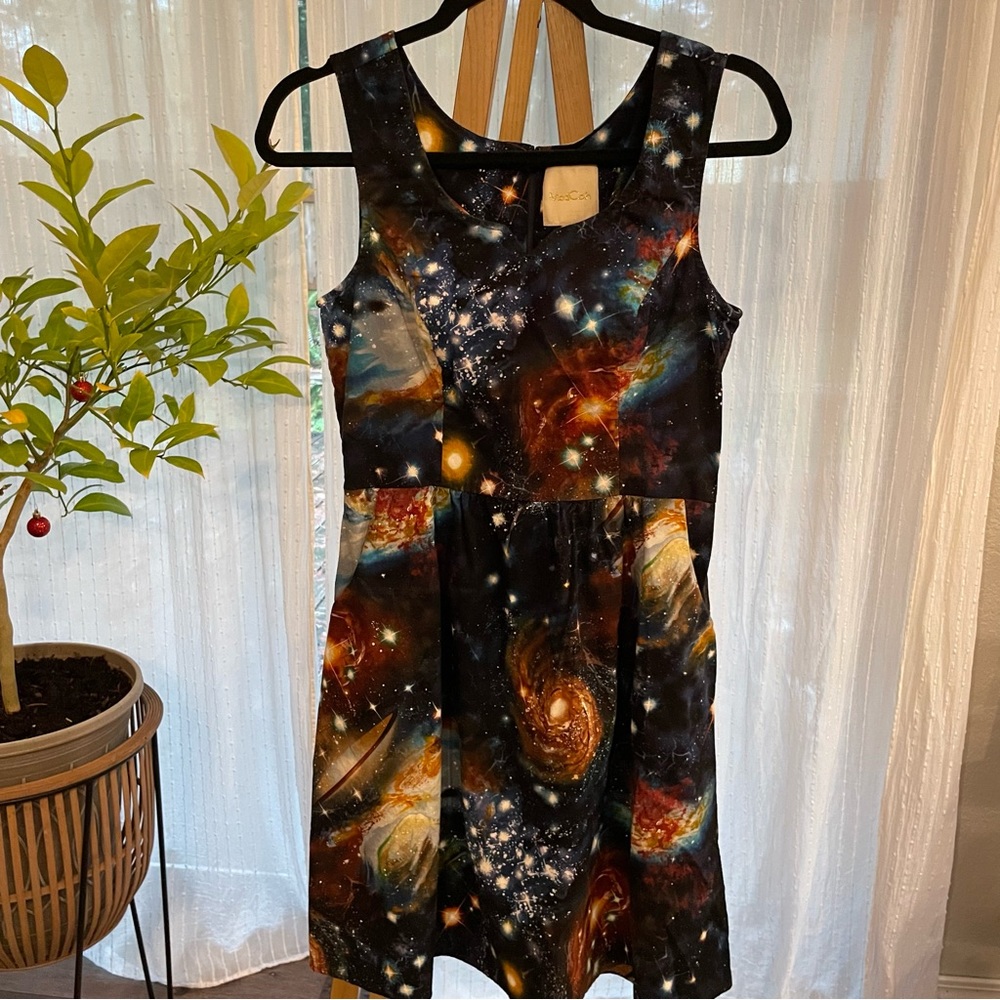 ModCloth cotton galaxy dress